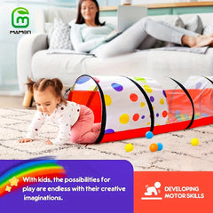 6ft Crawl Through Tunnel Toy Play Tent for Kids & Dogs