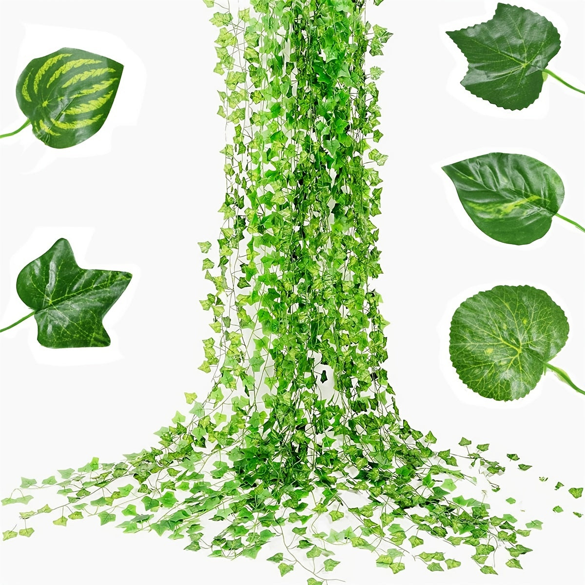 Realistic Artificial Ivy Leaves for Bedroom Decor