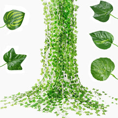 Realistic Artificial Ivy Leaves for Bedroom Decor