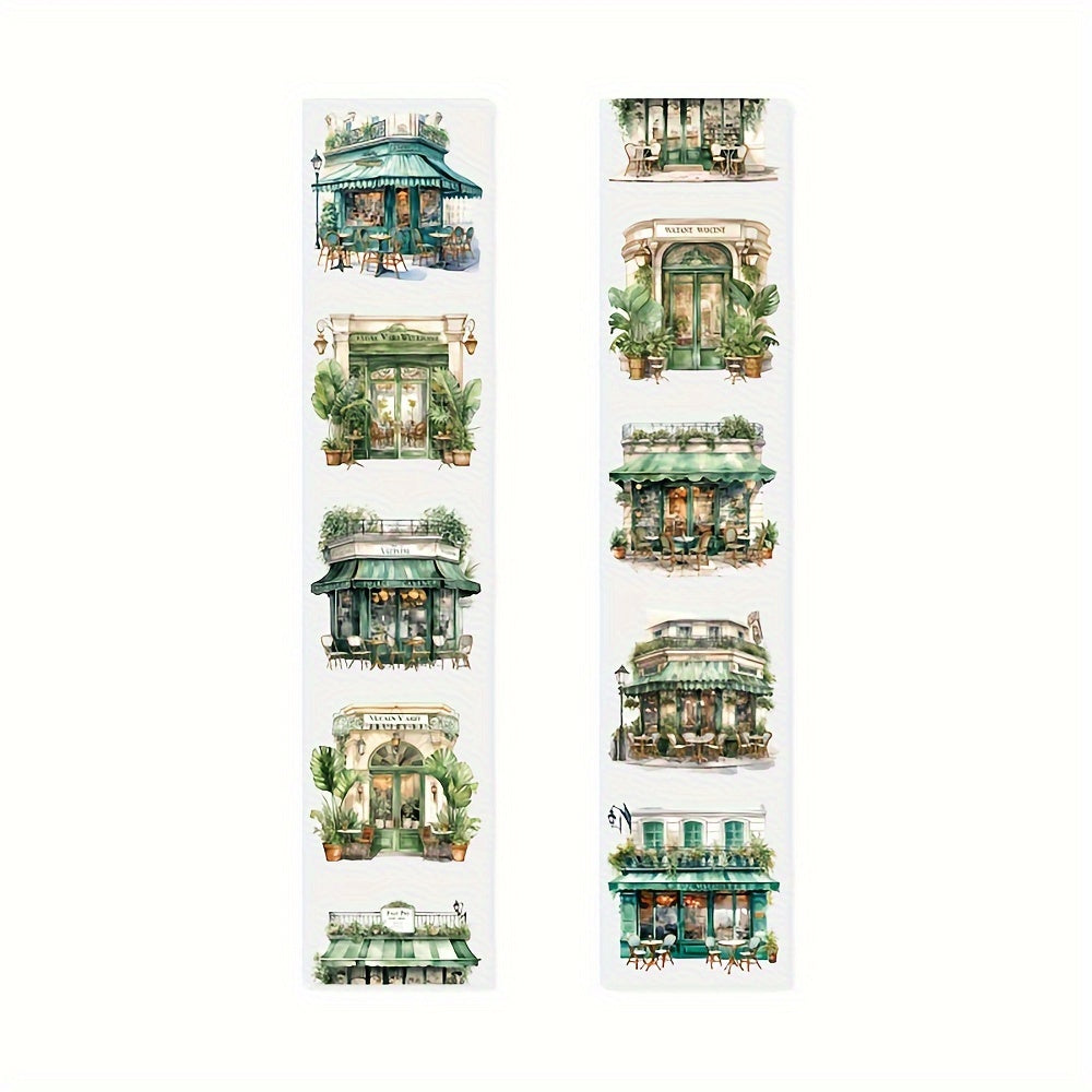 Castle Series Retro Flower Room Elf Girl PET Tape