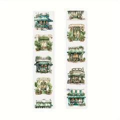 Castle Series Retro Flower Room Elf Girl PET Tape