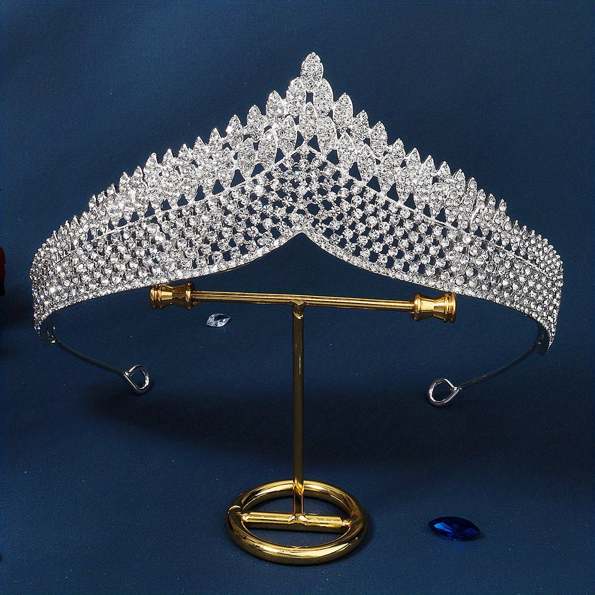 Vintage Rhinestone Bridal Tiara Head Crown