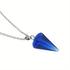 Hexagonal Crystal Pendant Necklace