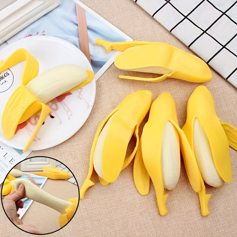 Banana Pinch Toy Venting Banana Toy Prank Decompression Table Toys