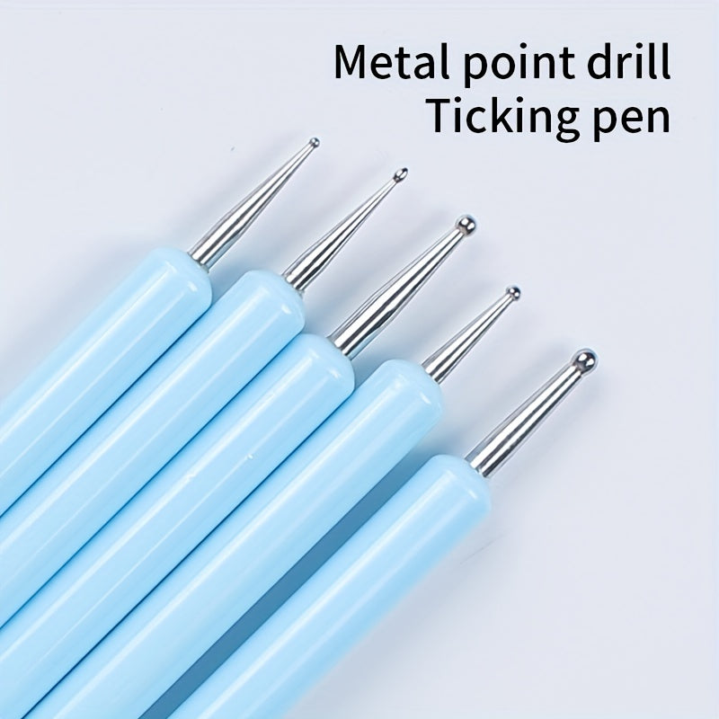 Silicone Soft Head Double Head Artificial Diamond Indentation Pen