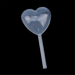 50pcs Heart Shaped Plastic Pipette Dropper for Easy Macaron & Jam Injection