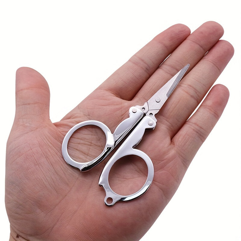 Portable Stainless Steel Scissors for Travel and Emergencies
