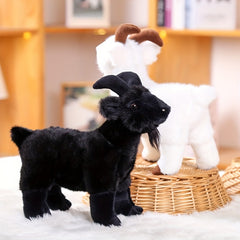 11 81in Goats Plush Toy Soft Stuffed Animals Simulated Goat Plush Toy