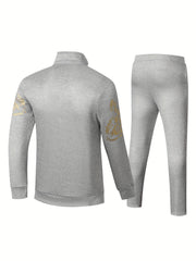 Men's Embroidered Sportswear Set for Outdoor Activities