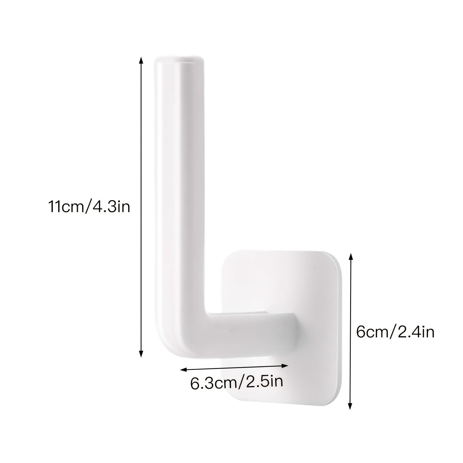 2pcs Adhesive Scrunchie Holder Stick Waterproof Organizer