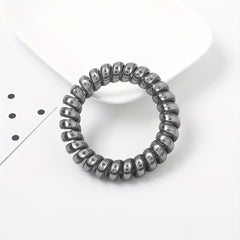 High Elasticity Resin Spiral Hair Tie Set