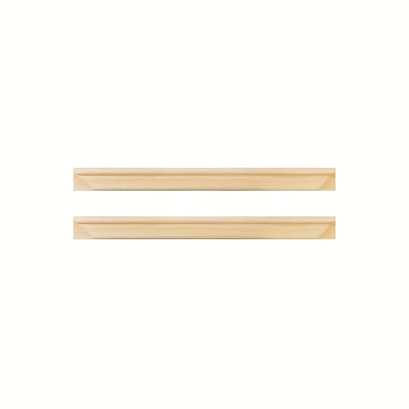 2pcs Wooden Desktop Picture Frame for Wall Hanging DIY Solid Wood