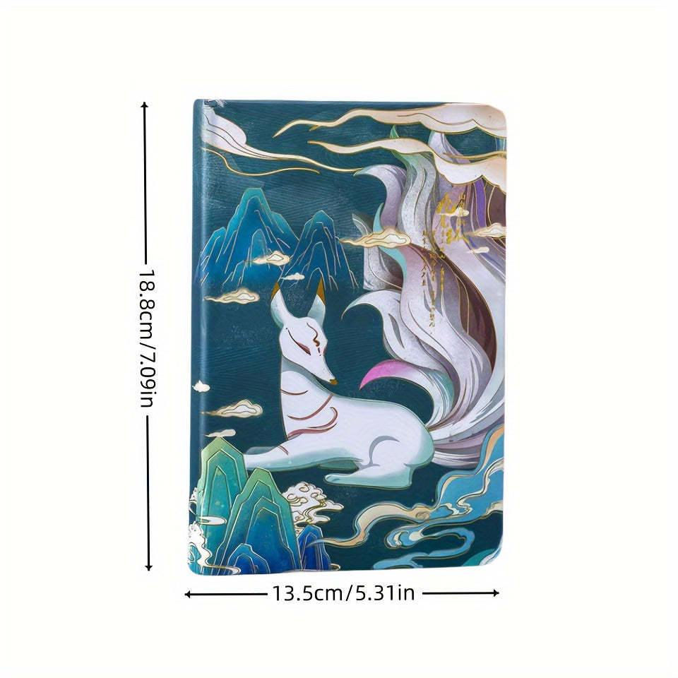 2 Pack Chinese Style Mythical Creatures Journal & Notebook Set Vintage Design