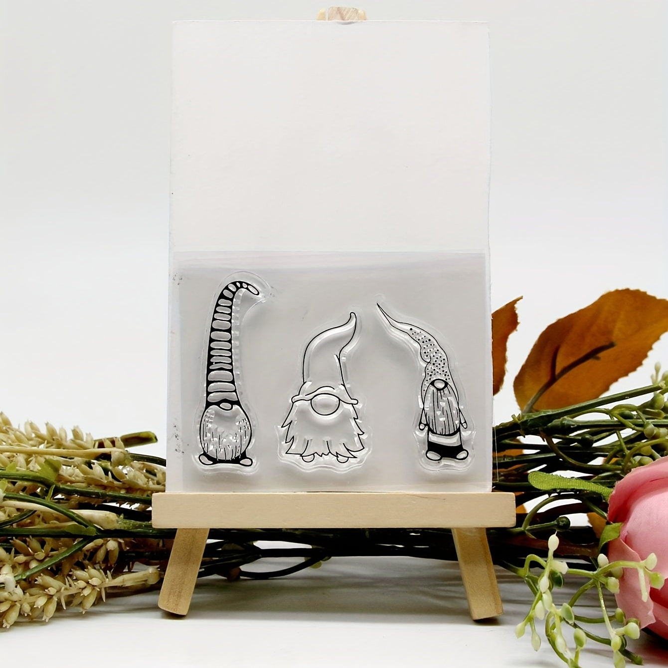 Gnome Stamp Painting Tool DIY Scrapbook Decoration Silicone Stamp