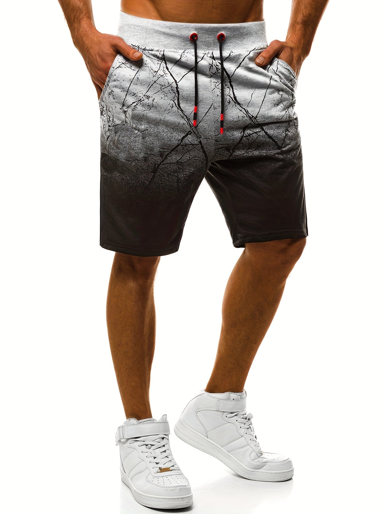 Men's Comfy Drawstring Shorts for Summer - Elastic Waist