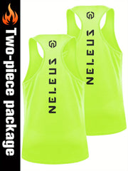 Men's Racerback Muscle Sports Tank Top Quick Drying Breathable Running T-shirt