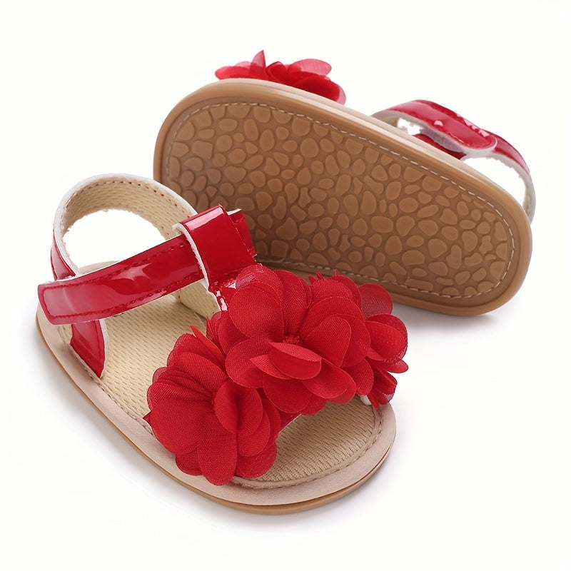 Baby Girls Flower Sandals Lightweight Summer Outdoor Beach Sandals