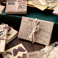 50pcs Craft Paper with Patterns for DIY Cards Scrapbook