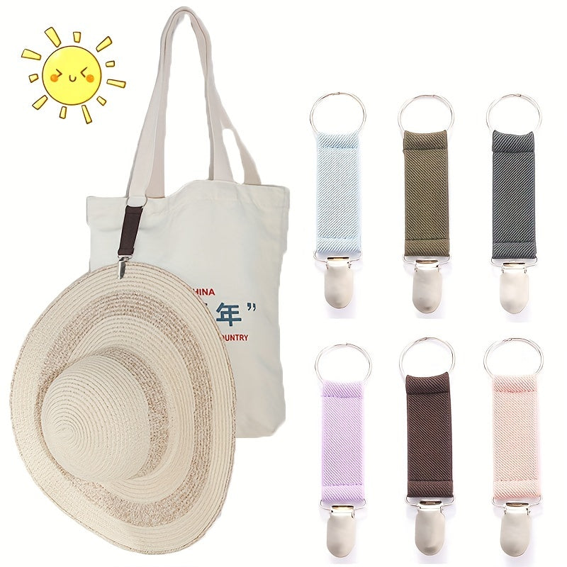 Candy Hat Clip Elastic Hat Holder for Travel Handbag Backpack Luggage