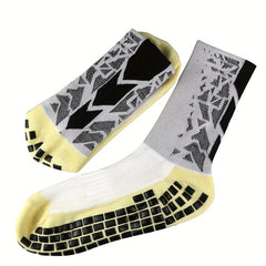 Colorful Pattern Anti-Skid Silicone Football Socks