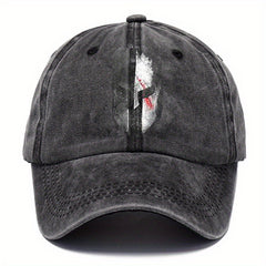 Warrior Vintage Baseball Cap Distressed Dad Hat Unisex Adjustable Couple Sun Hat
