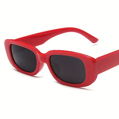 Y2K Rectangle Sunglasses Beach Party Club UV400