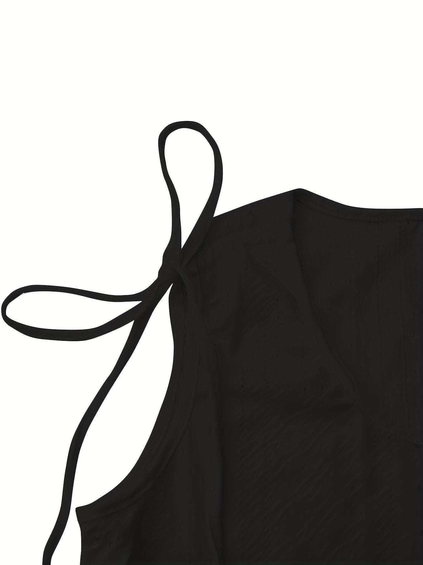 Casual Tank Top Women's Eyelet Embroidered Button Decor