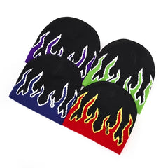 Jacquard Knit Beanie Hat Warm Cap for Women