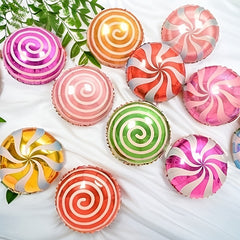 10pcs Lollipop Aluminum Foil Balloons Birthday Party Decoration