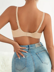 Scallop Trim Wireless Bra Seamless Everyday Lingerie