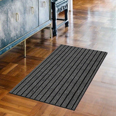 Striped Runner Rug Dirt Resistant Modern Kitchen Outdoor Doormat