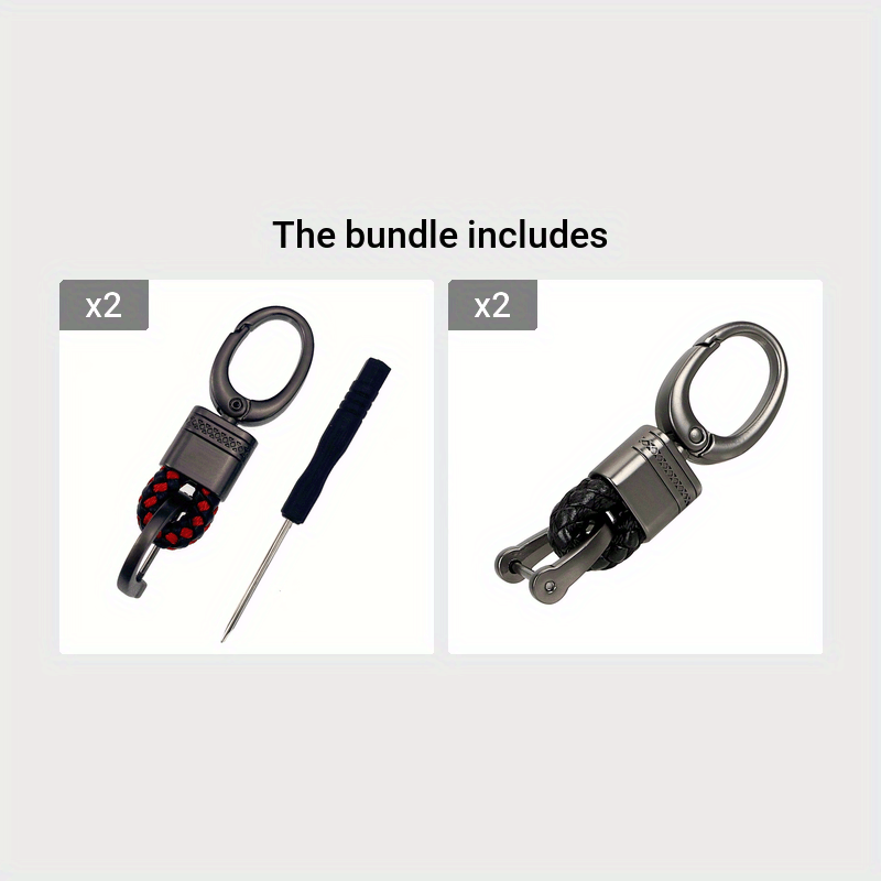 Stylish Car Key Holder with Durable Buckle - Perfect Gift for Men and Women