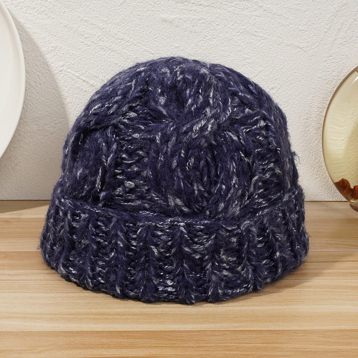 Winter Soft Knit Beanie Hat Warm Skull Cap For Women