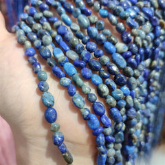 Lapis Lazuli Beads Jewelry Bracelets Necklaces DIY Accessories