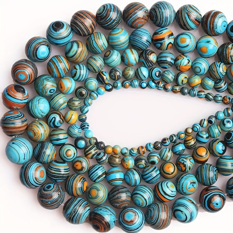 Malachite Stone Beads for Jewelry Making