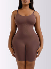 One Piece Training Sport Bodysuit Tummy Control Shapewear Jumpsuit