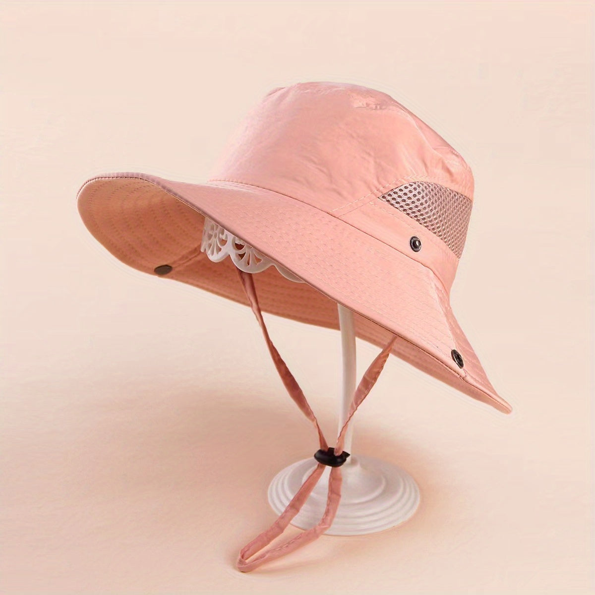 Breathable Sunscreen Bucket Hat Solid UV Protection Outdoor
