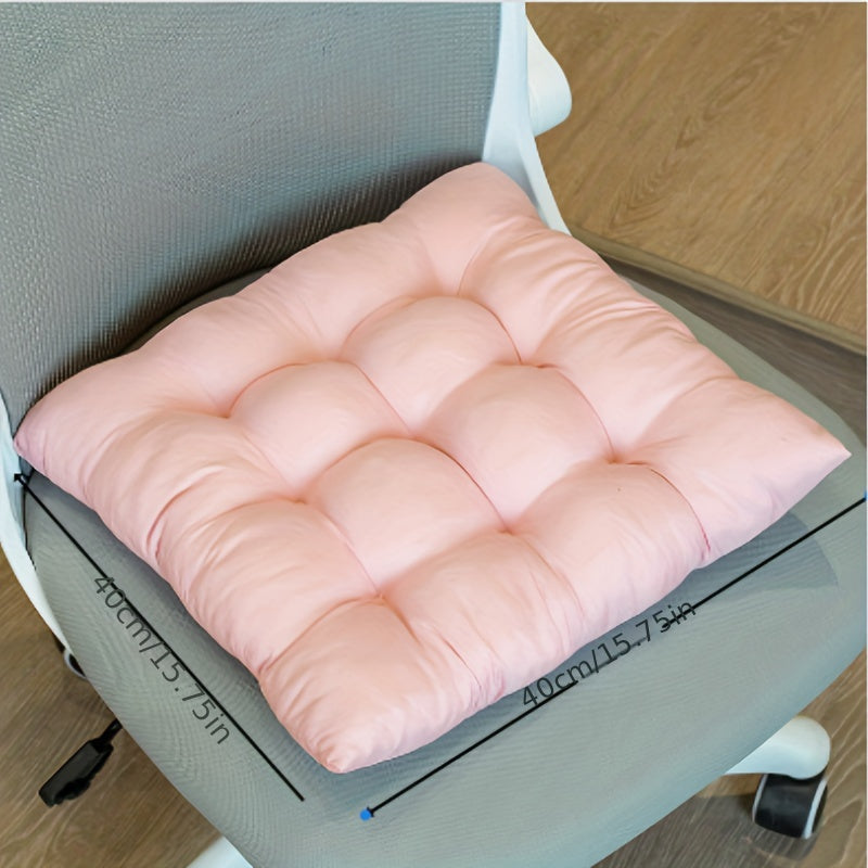 Solid Seat Cushion Square Chair Cushion Student Seat Cushion Winter Dining Chair