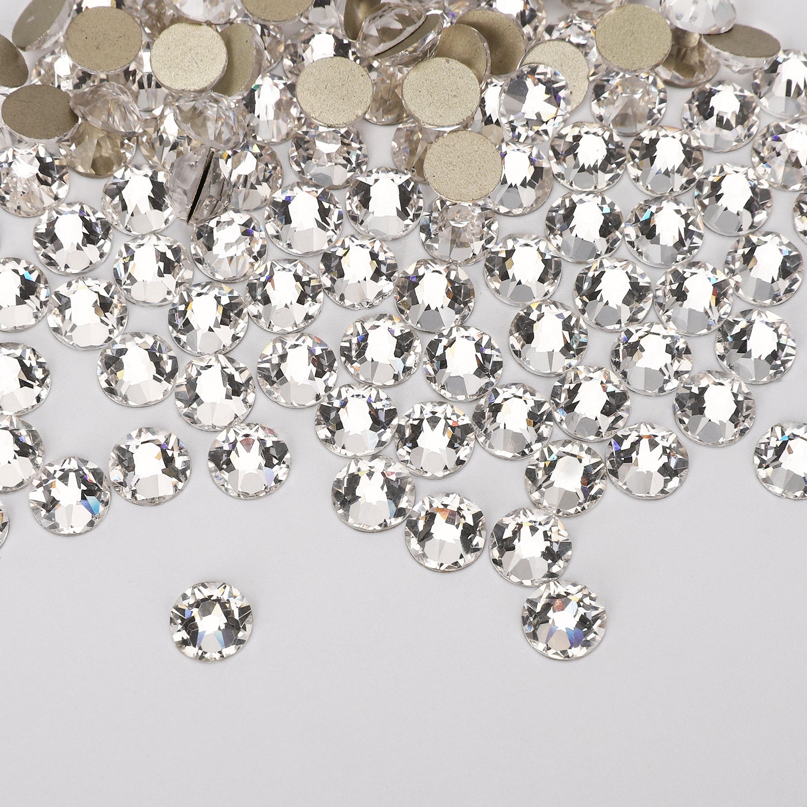 1440pcs Clear Flatback Rhinestones for Crafts Nail Decorations Gems