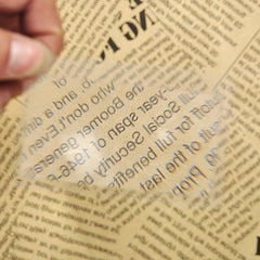 Transparent Magnifier Reading Magnifying Glass Lens Pocket