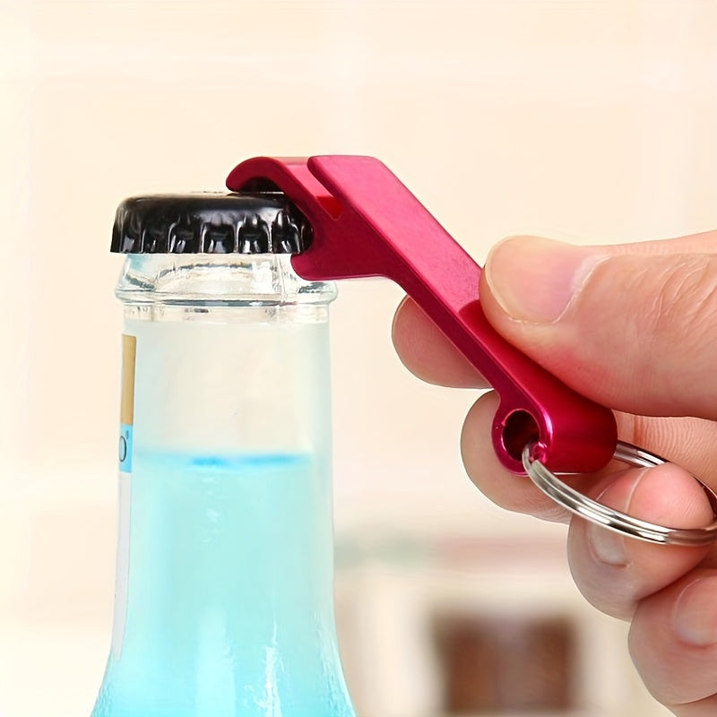 5pcs Portable Keychain Beer Bottle Opener Randomized