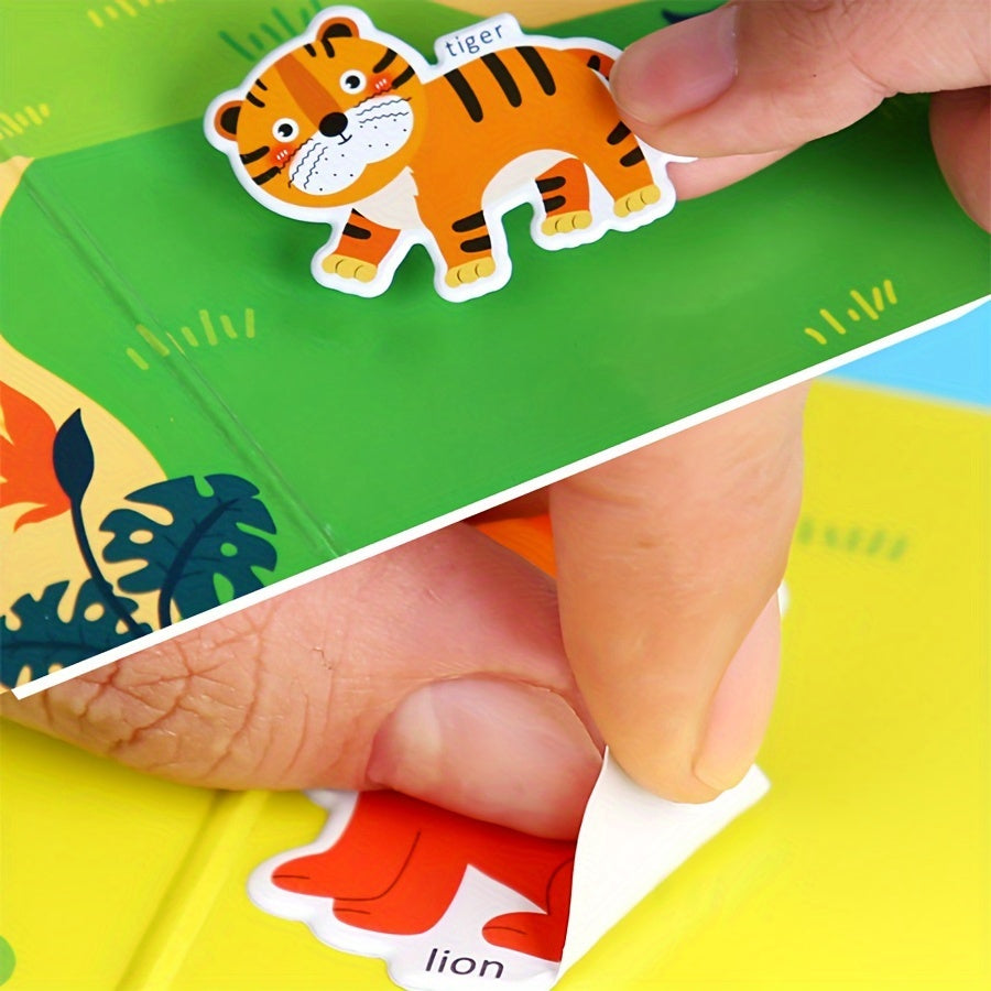 Kids' Waterproof Sticker Activity Book - Winter Year Theme