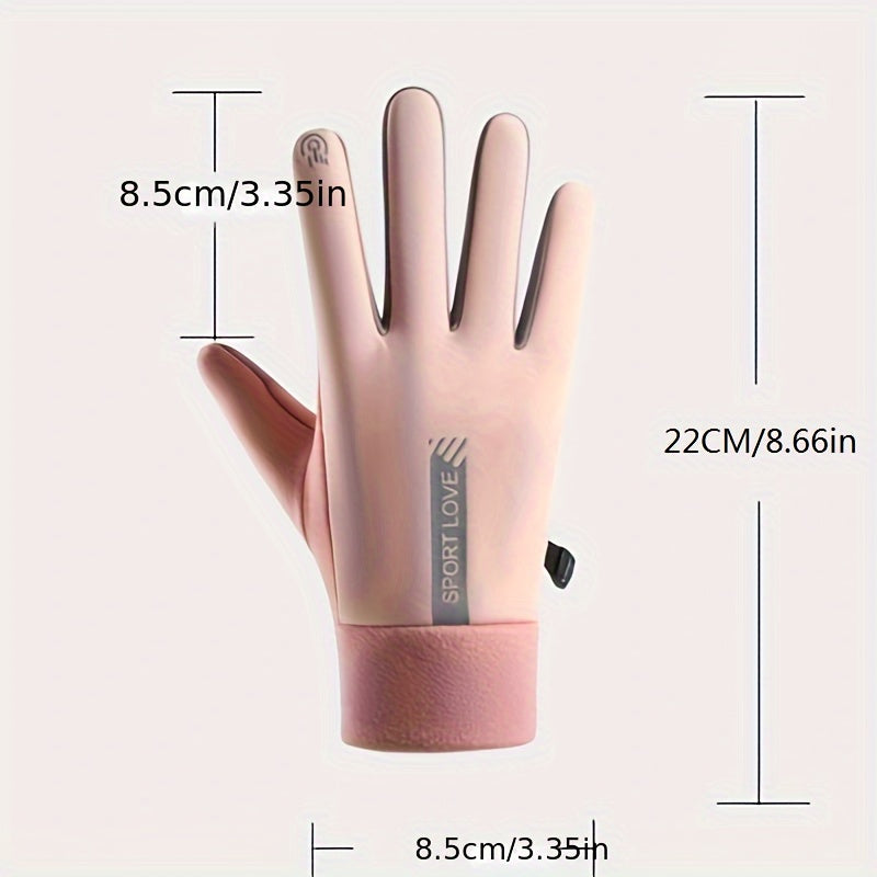 Waterproof Warmth Keeping Winter Gloves for 50-70kg Men & Women