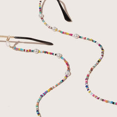 Pearl Beaded Eyeglass Chain Holder Necklace for Women