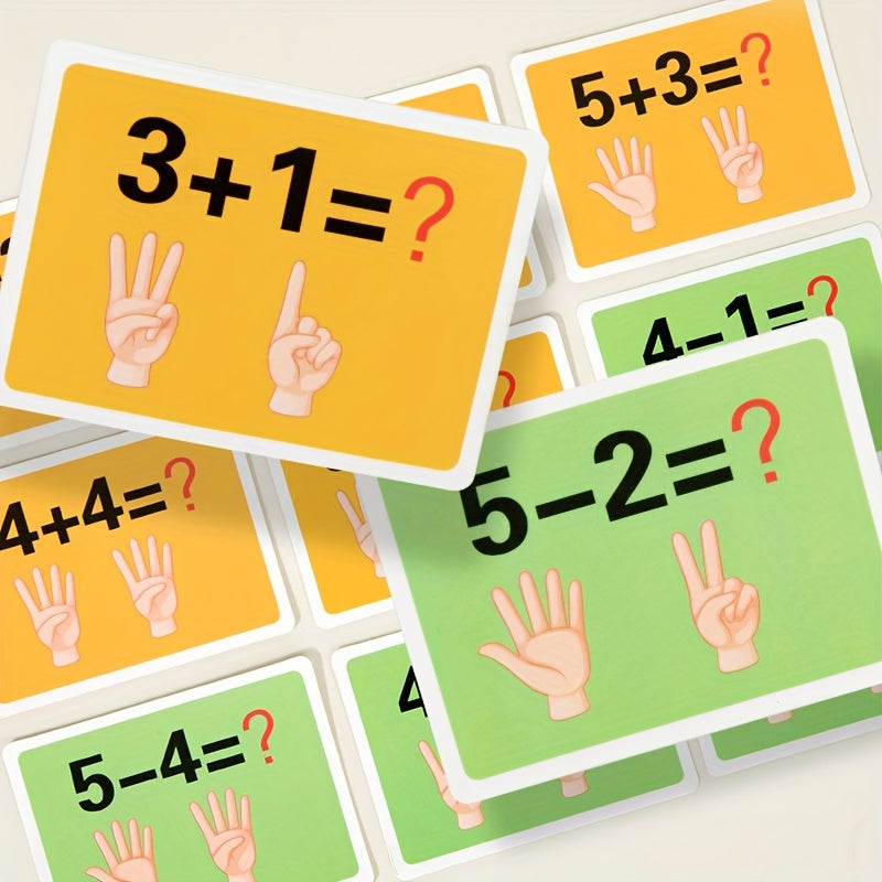 Wooden Finger Math Teaching Toy for Preschool Learning