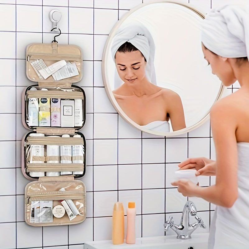 Waterproof Cosmetic Bag Makeup Storage Organizer Portable Travel Toiletry Bag