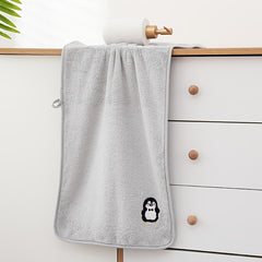 4pcs Soft & Absorbent Microfiber Hand Towels - Thickened Bathroom Face Towels