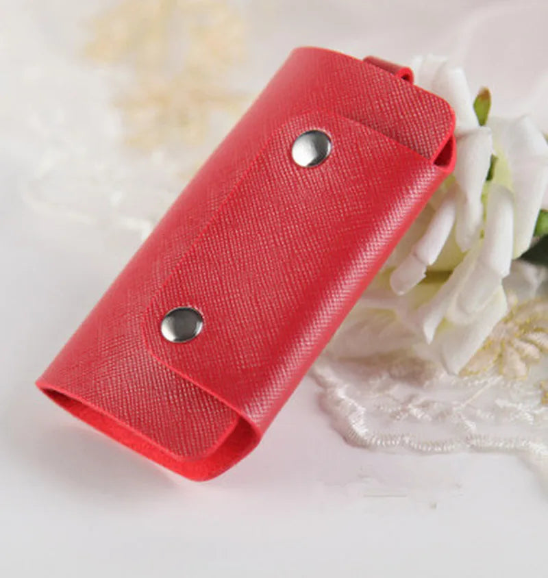 Leather Key Holder Keychain for Women Men
