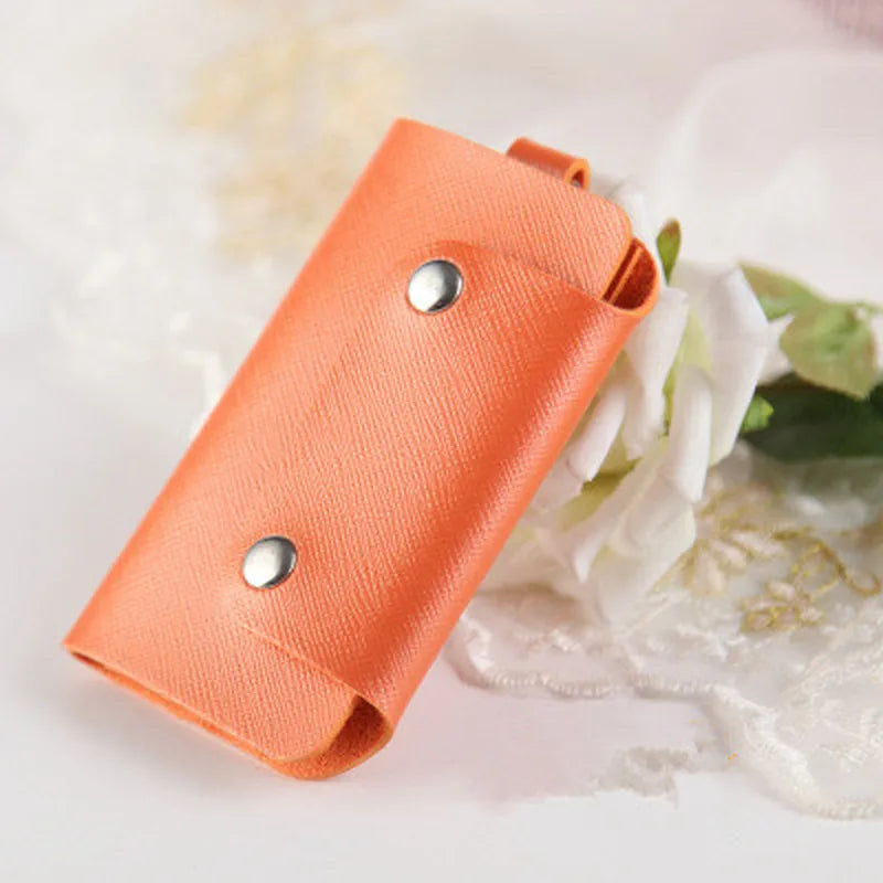 Leather Key Holder Keychain for Women Men