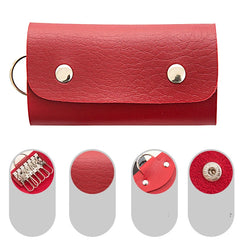 1PC Portable PU Keys Holder Organizer Key Wallet Case Bag Car Keychain Unisex
